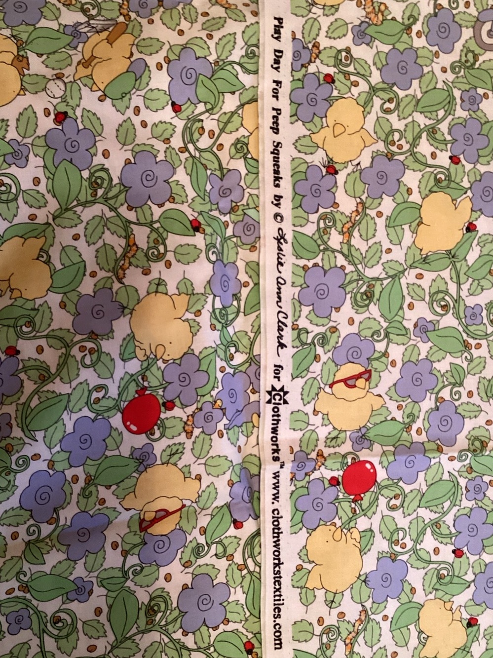 Chicks & Ladybugs Fabric